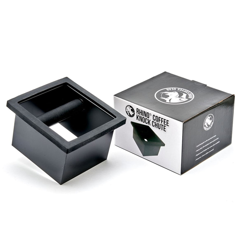 Rhino Coffee Gear Rhino Knock Box Open Bottom Chute - 6.62"W x 4.25"H Knockboxes