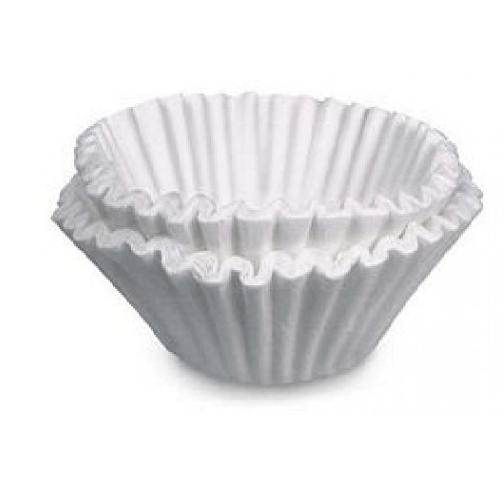 Image of Fetco F005 18.5 x 7.5 in. Half-Batch Paper Coffee Filters 500 Count - Voltage Coffee Supply™