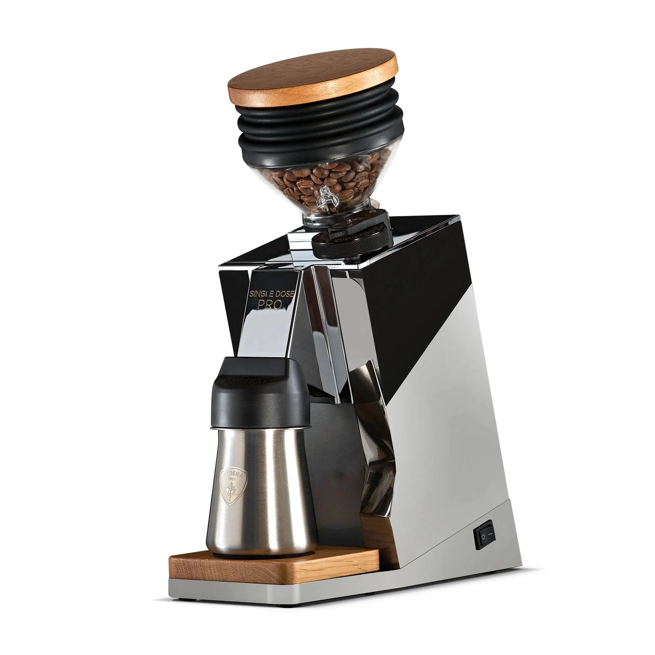 Eureka Oro Mignon Single-Dose Pro Coffee Grinder - Chrome