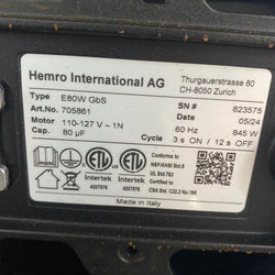 OPEN BOX Mahlkonig E80 W Grind-by-Weight with Sync Commercial Espresso Grinder - Black - S#823575