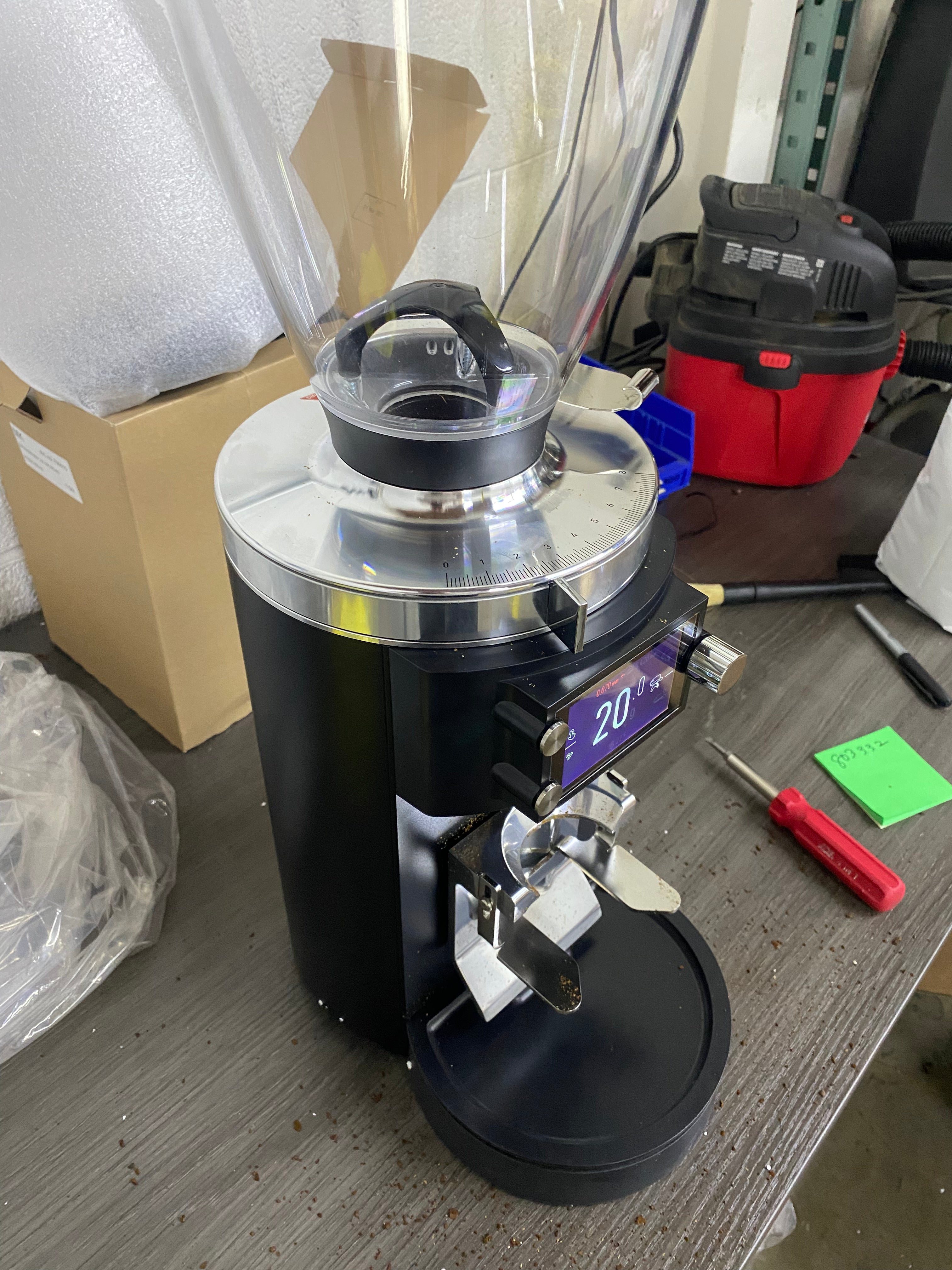 OPEN BOX Mahlkonig E65S GbW (No Sync) - Black - S# 803332