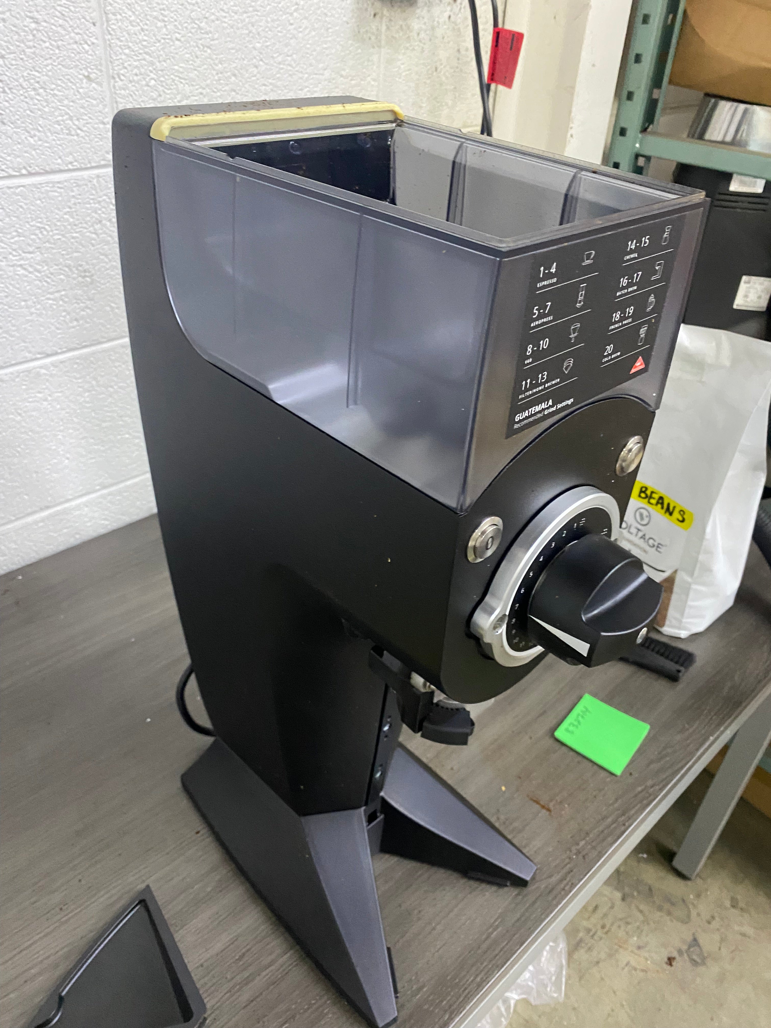 OPEN BOX Mahlkonig Guatemala Coffee Shop Grinder - Black - S#832714