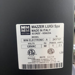 OPEN BOX Mazzer Mini Electronic Grinder Type A - Black - S#2437321
