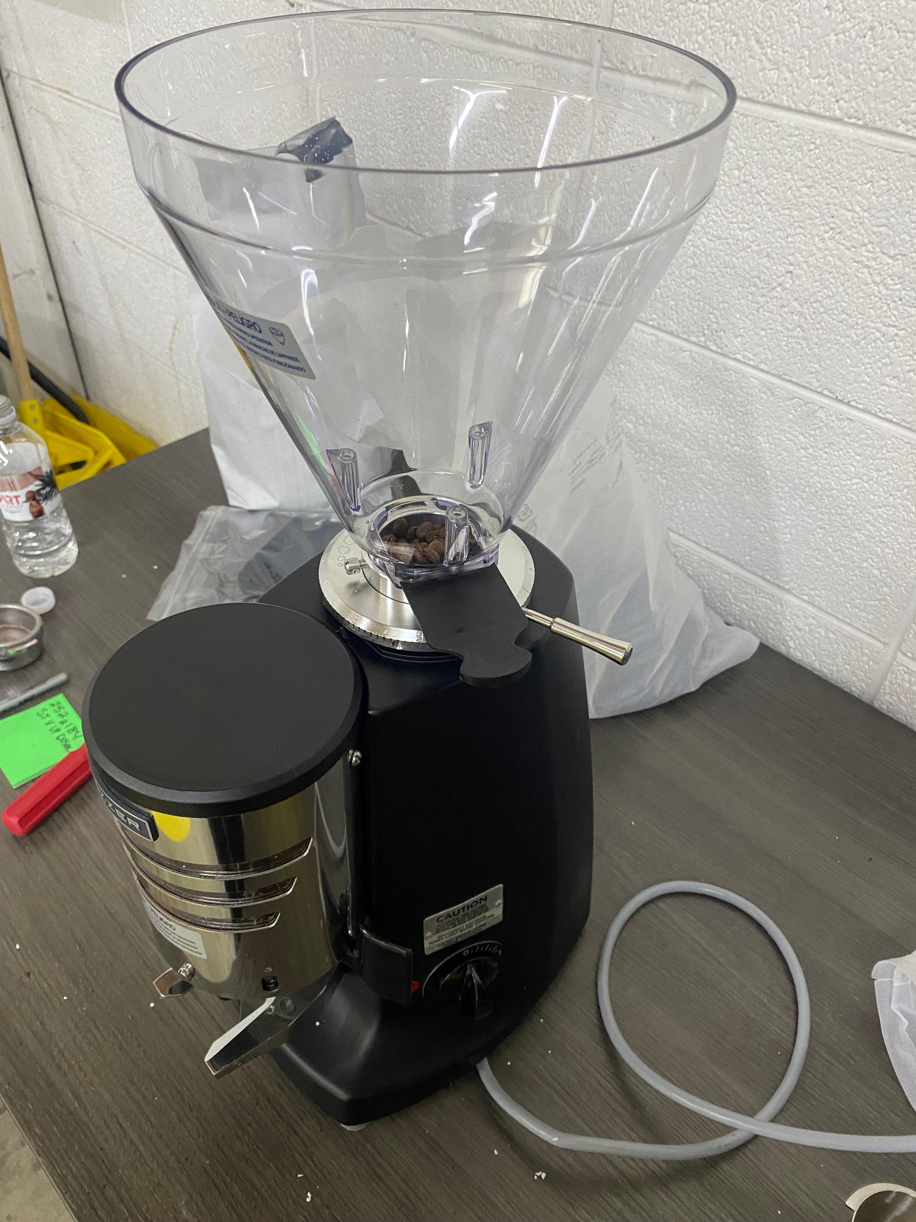 OPEN BOX Mazzer Super Jolly V Up Timer Espresso Grinder - Black - S# 2522184