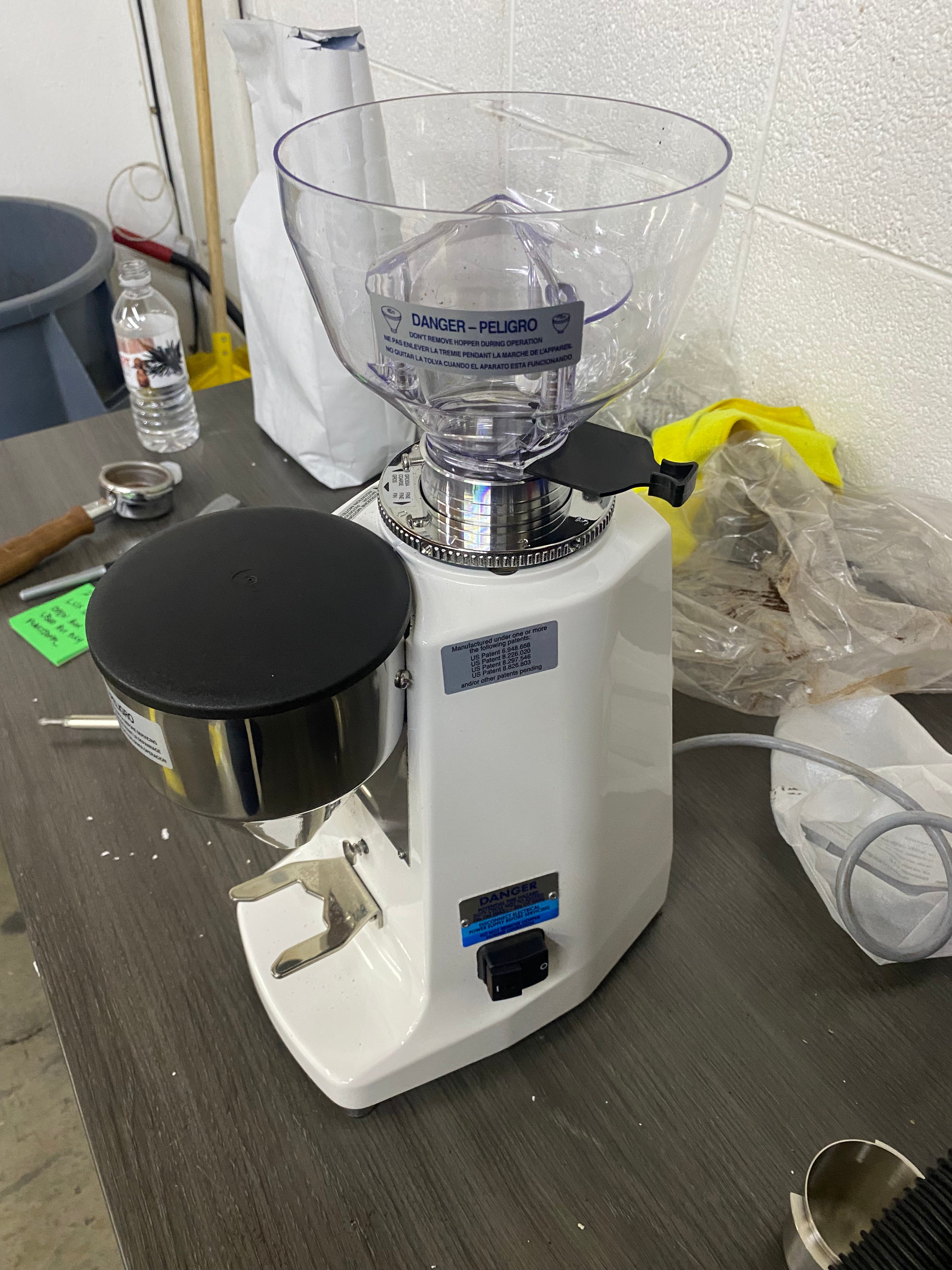 OPEN BOX La Marzocco Mazzer Lux D Espresso Grinder - White- S#2240879