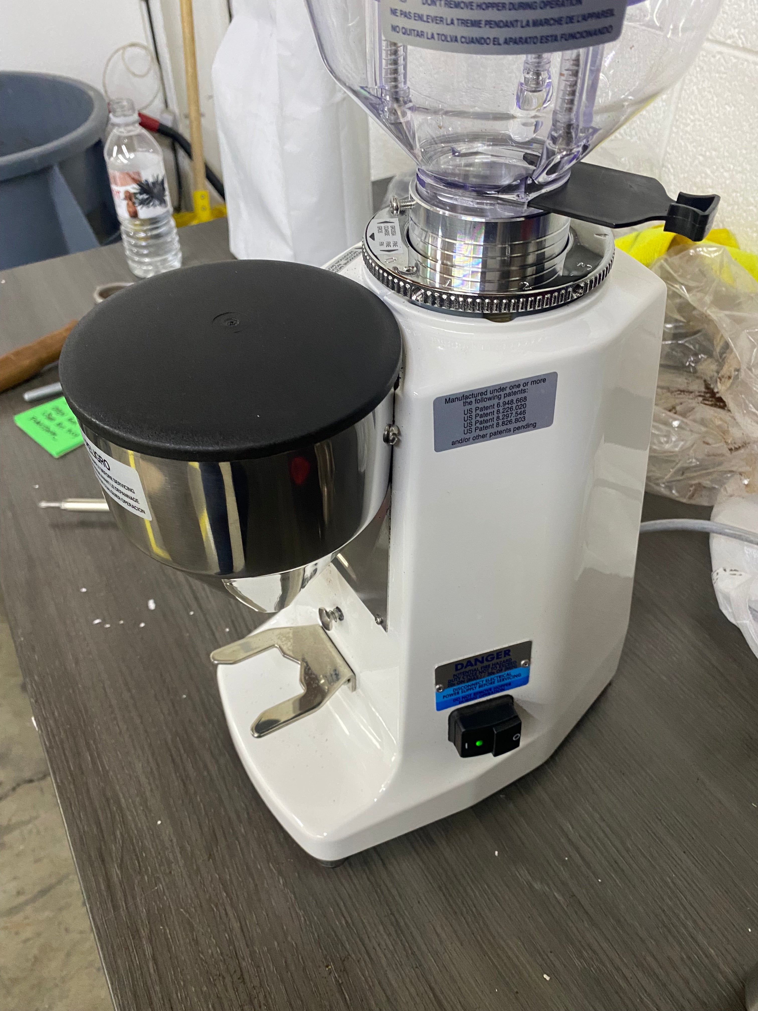 OPEN BOX La Marzocco Mazzer Lux D Espresso Grinder - White- S#2240879