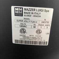 OPEN BOX Mazzer Super Jolly V Pro Electronic Espresso Grinder - Black - S#2403750