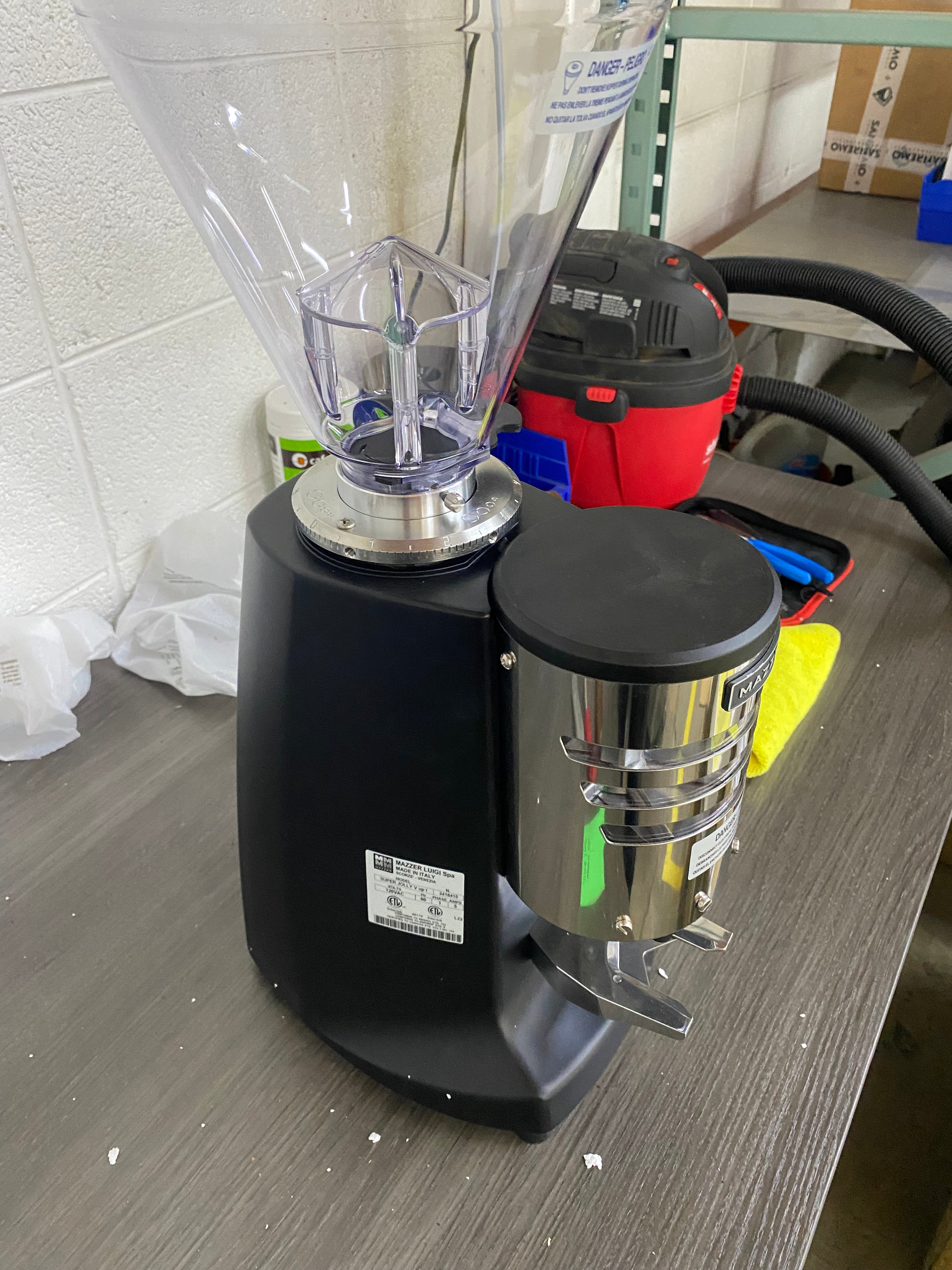 OPEN BOX Mazzer Super Jolly V Up Timer - Black - S# 2418415