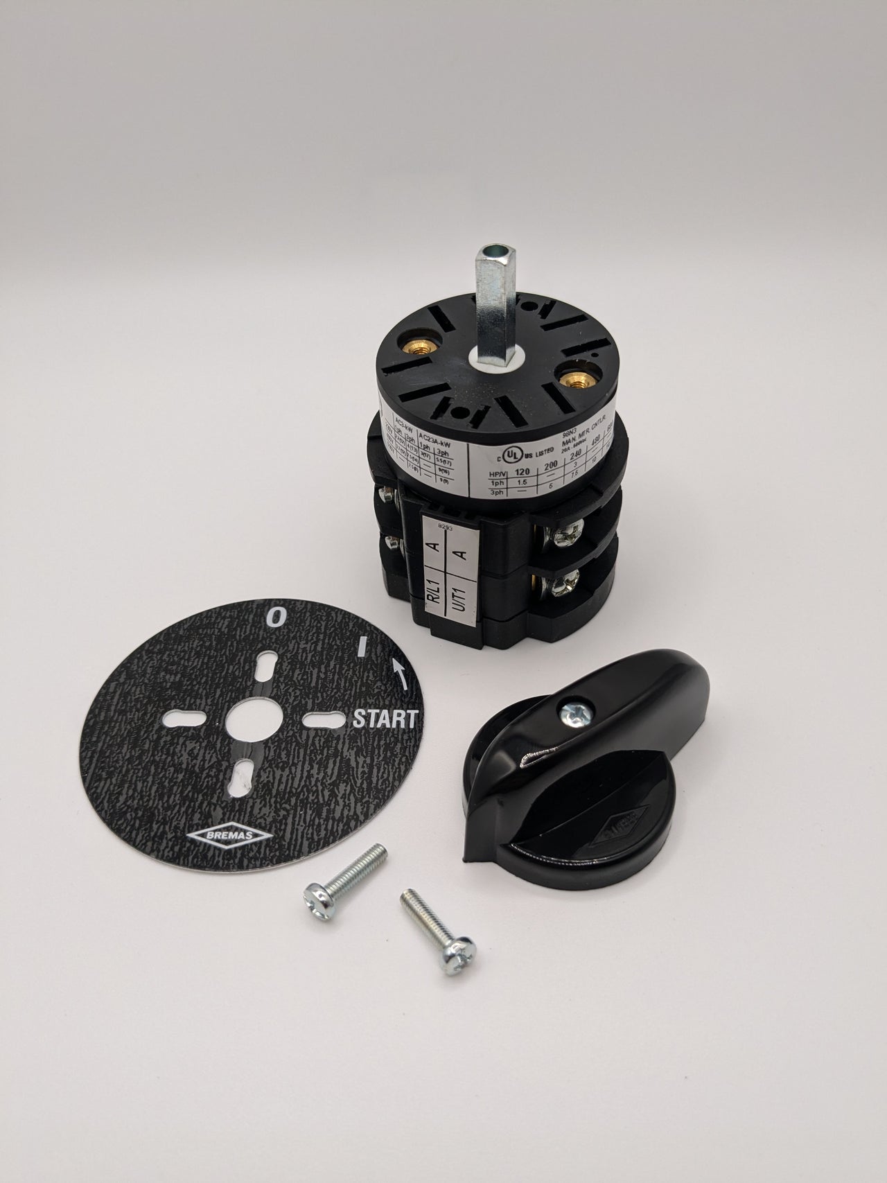 Two Pole Rotative Switch with Aux. Phase (Part: M28166 / S000INA13/BQQ)