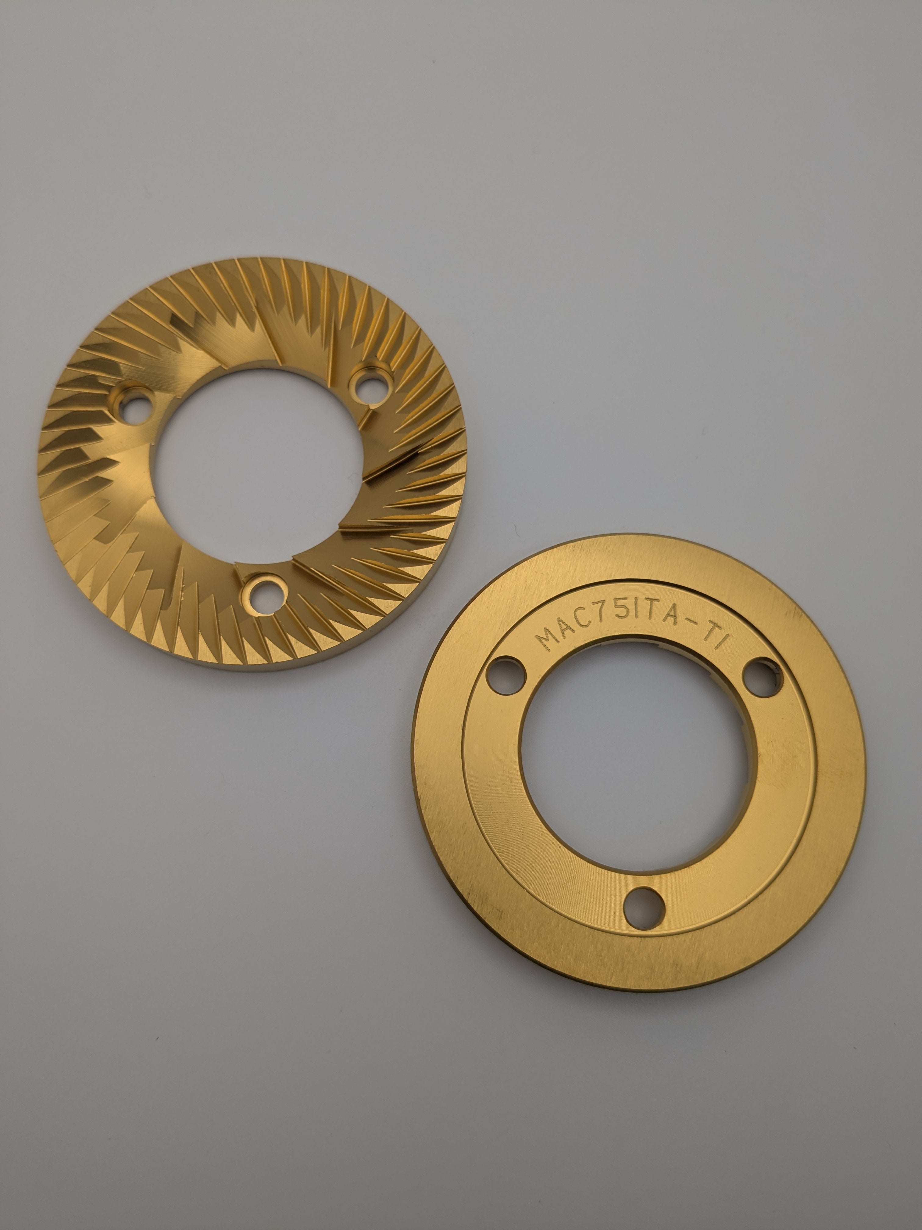 Eureka 75mm Titanium Flat Burr Set