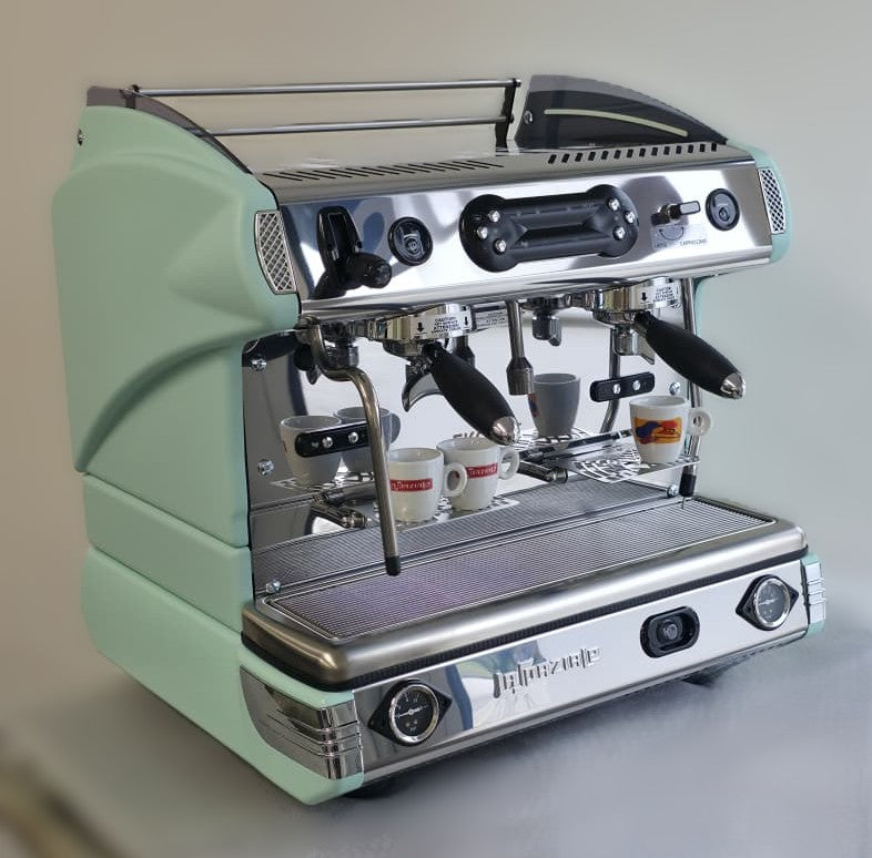 La Spaziale EKOMAT espresso machine, tall-cup, Water Green, front view