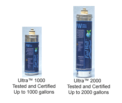 Alpine Coolers Feel Well ULTRA 2000 Water Filter Cartridge w/ Lead Reduction Alpine Coolers Water Filtration Systems