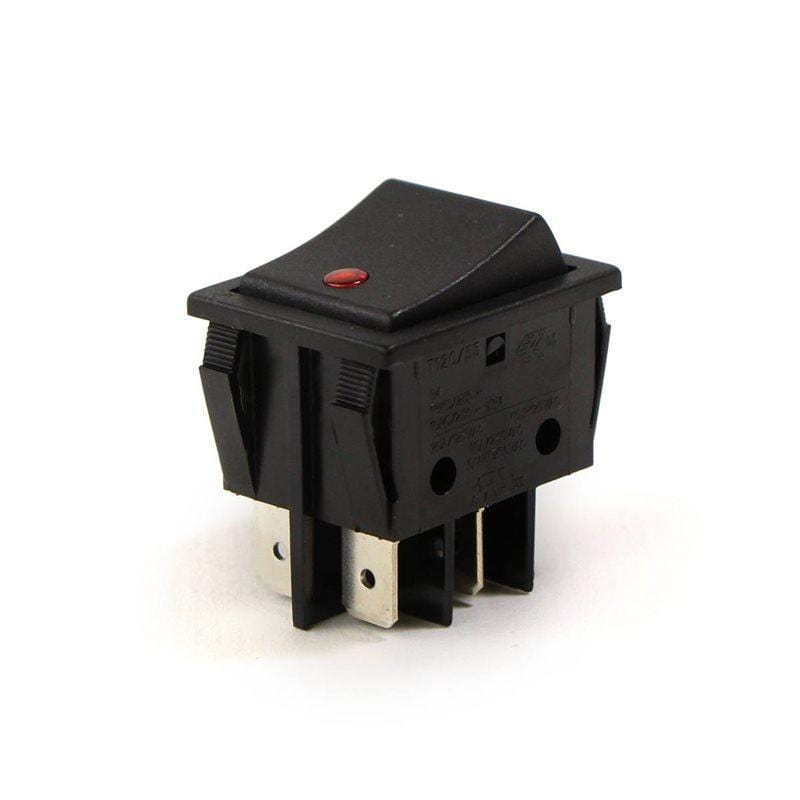 Astoria Astoria Black Bipolar Switch 16(4)a 250v 18263 Caps / Knobs / Switches