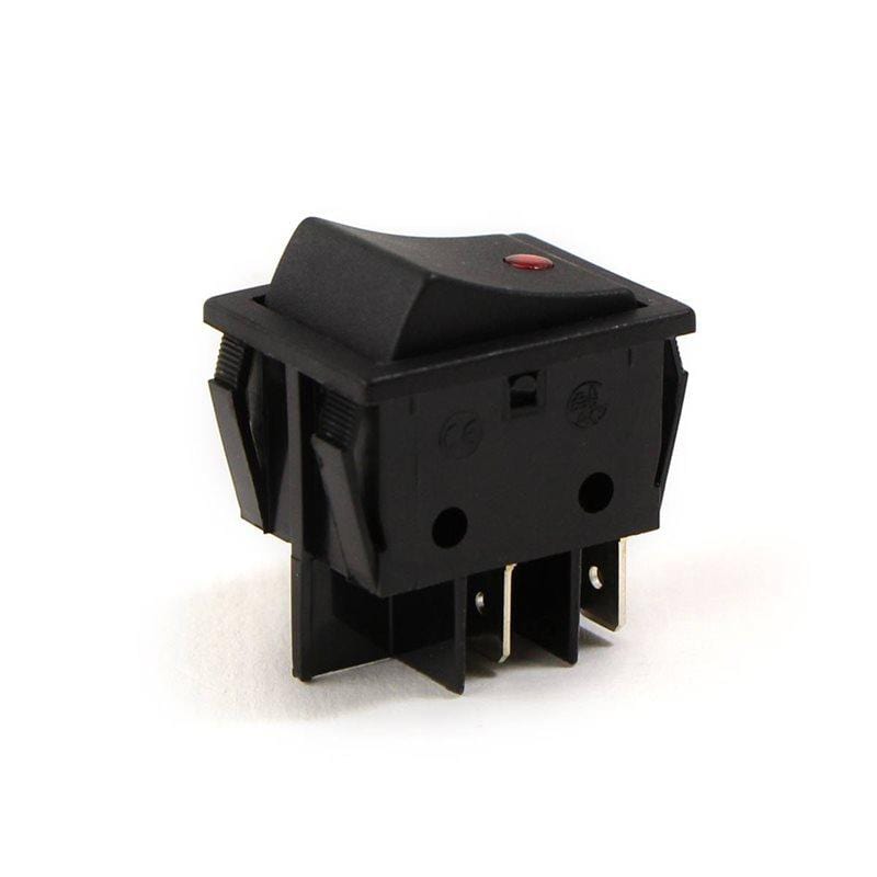 Astoria Astoria Black Bipolar Switch 16(4)a 250v 18263 Caps / Knobs / Switches