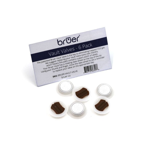 Bruer Bruer Coffee Vault Valve Set - 6pk Valves