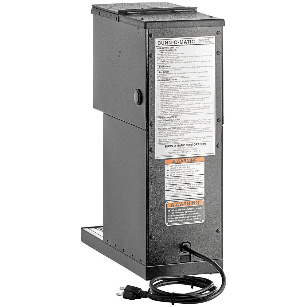 Buy Bunn G1 HD Bulk Coffee Grinder Black