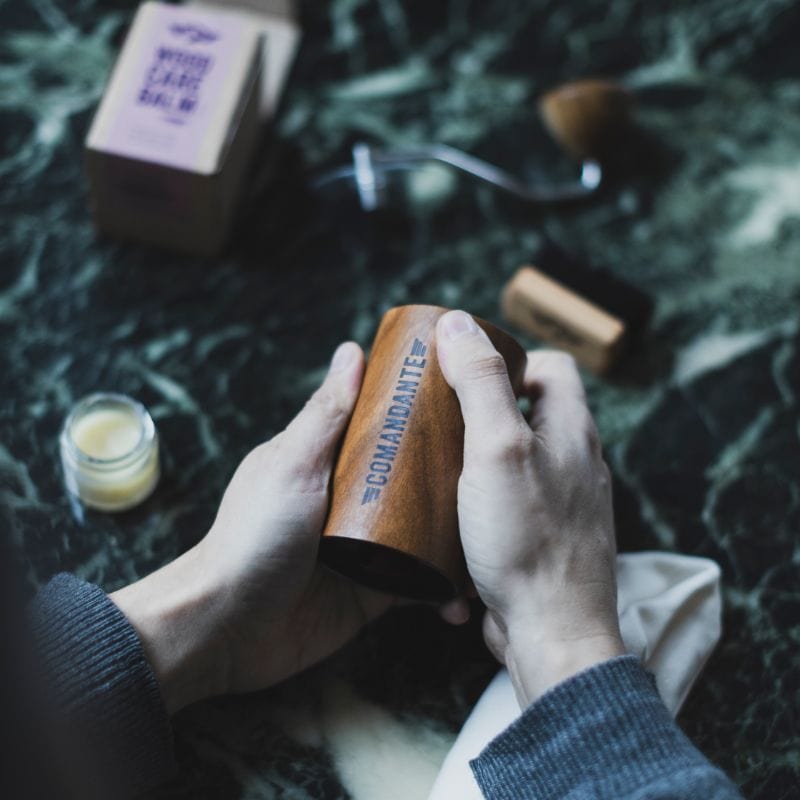 Comandante Comandante Wood Care Balm Set Coffee Grinder Accessories