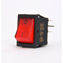 CP Red Bipolar Switch with Indicator Lamp Button 250v 16a Caps / Knobs / Switches