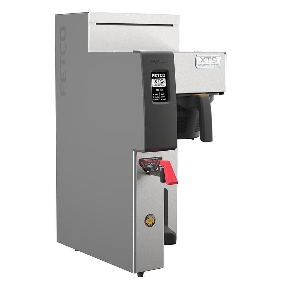 Image of Fetco CBS-2131XTS Touchscreen 1.0 Gal. Coffee Brewer - Voltage Coffee Supply™