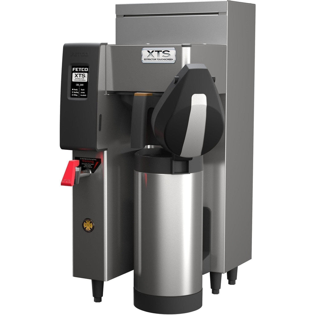 Image of Fetco CBS-2131XTS Touchscreen 1.0 Gal. Coffee Brewer - Voltage Coffee Supply™