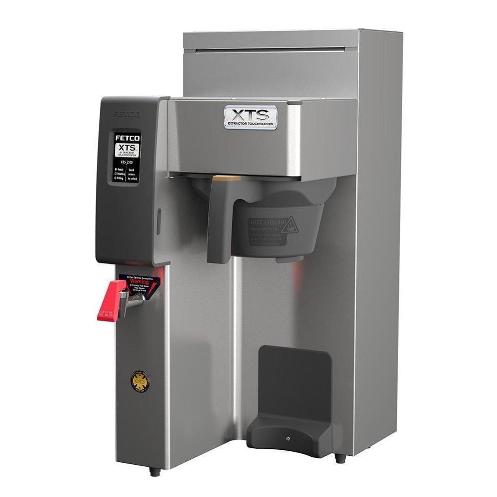 Image of Fetco CBS-2131XTS Touchscreen 1.0 Gal. Coffee Brewer - Voltage Coffee Supply™