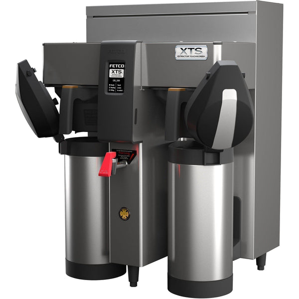 Fetco Fetco CBS-2132XTS Touchscreen Twin 1.0 Gal. Coffee Brewer 240V, 3300-4700W Coffee Brewers Brewer only