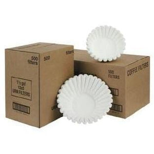Image of Fetco F002 13 x 5 in. Paper Coffee Filters 500 Count - Voltage Coffee Supply™