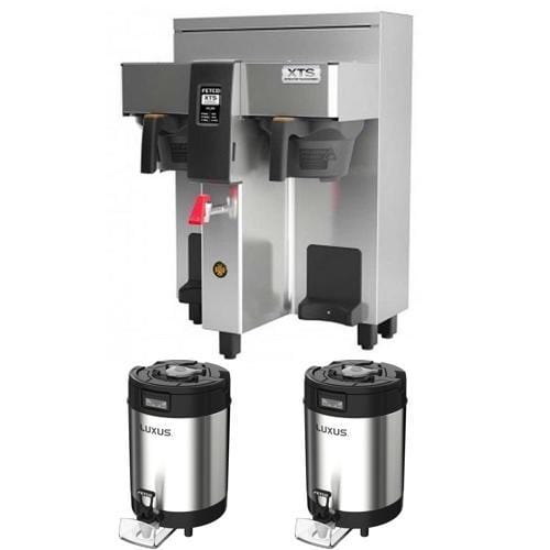 Fetco Fetco CBS-2132XTS Touchscreen Twin 1.0 Gal. Coffee Brewer 240V, 4200-6100W Coffee Brewers Brewer only