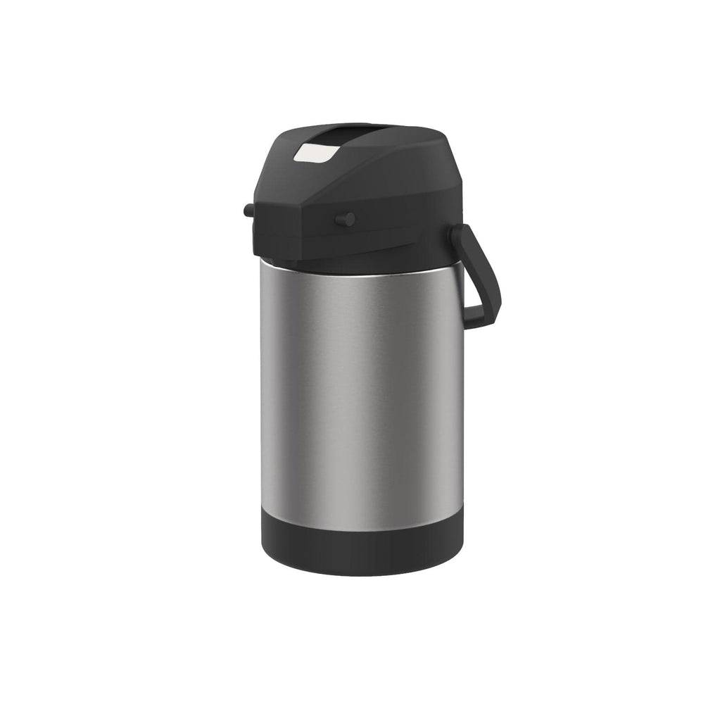 Image of Fetco Stainless Lined Lever Airpot Server 2.2L, 2.5L, 3.0L, 3.8L - Voltage Coffee Supply™