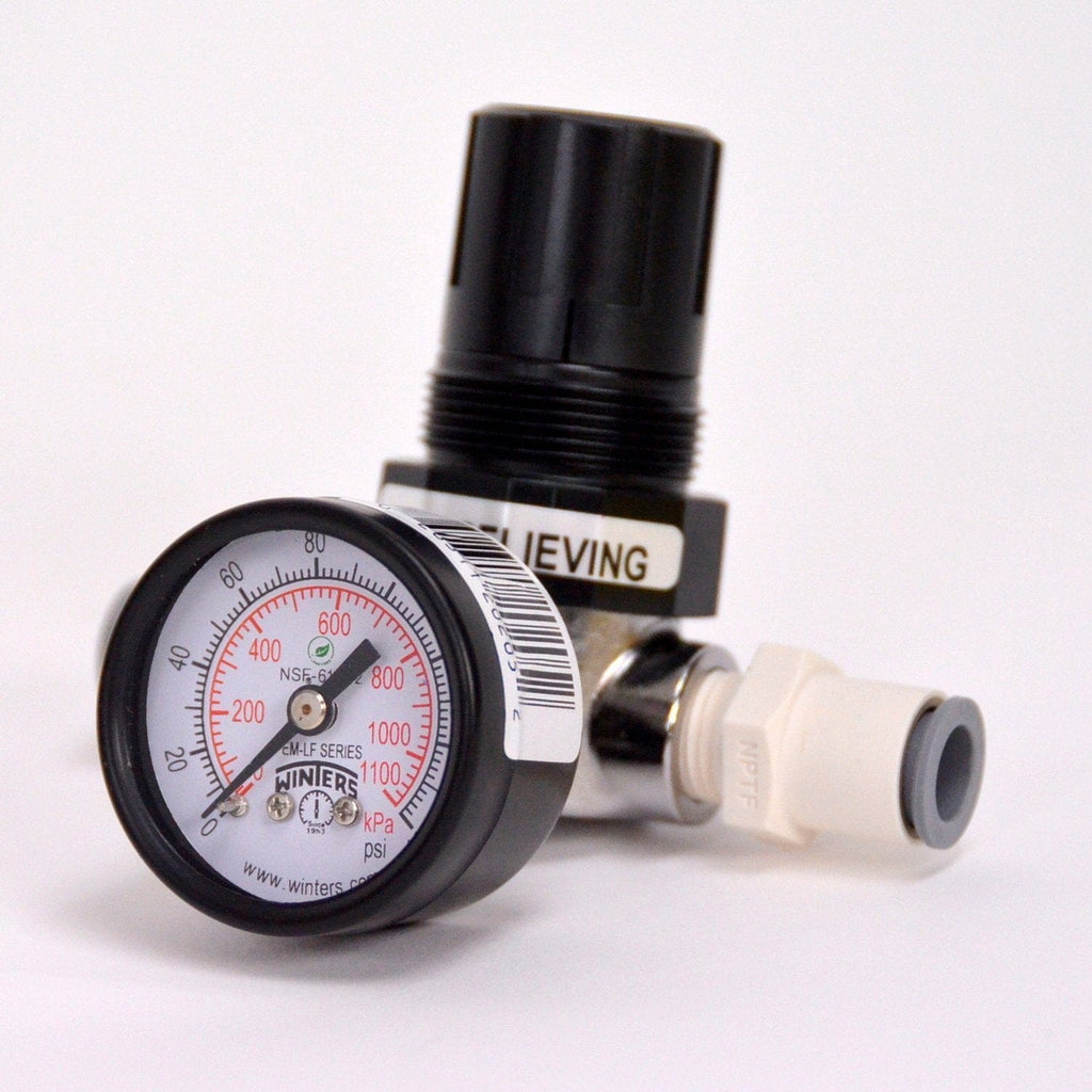 HHD Pressure Regulator Reducer - 3/8" Tube or 1/4" Tube Water Filtration Systems
