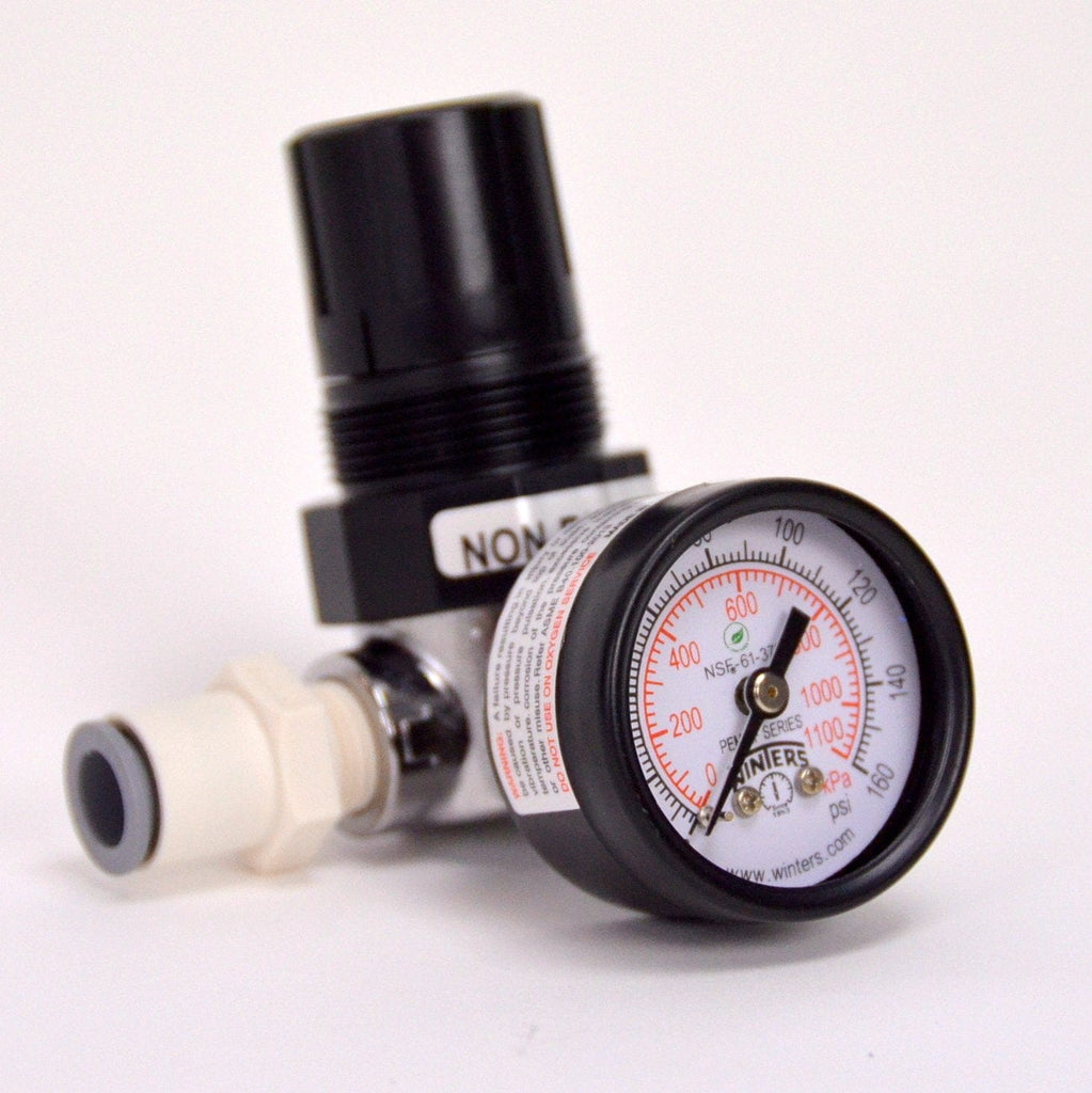 HHD Pressure Regulator Reducer - 3/8" Tube or 1/4" Tube Water Filtration Systems