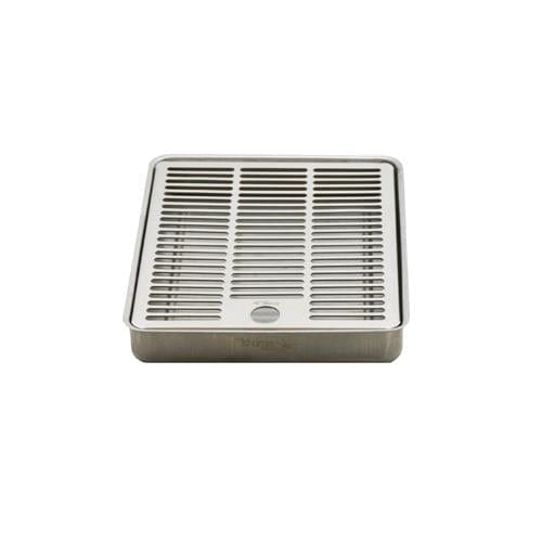 Krome 8? x 7? Krome C064 Flush Mount / Surface Mount Drip Tray (w/o Drain) Drip Trays