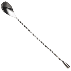 Krome Tall Long Twist Beverage Bar Spoon Barista Tools