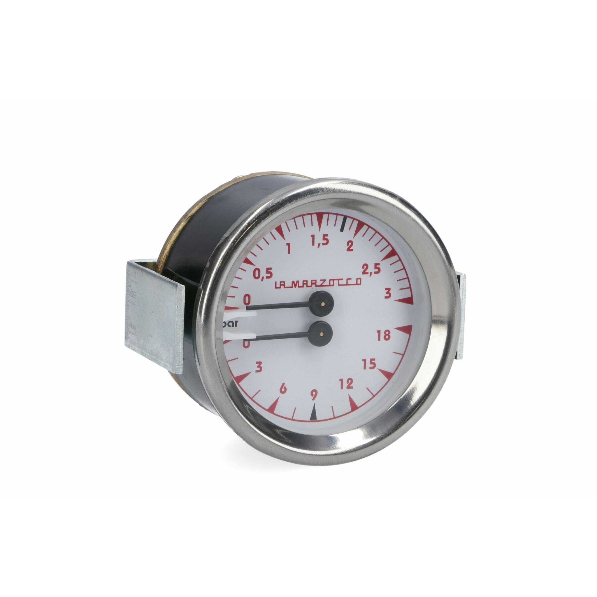 La Marzocco La Marzocco Double Scale Boiler Pressure Gauge with Tube L280 Gauges