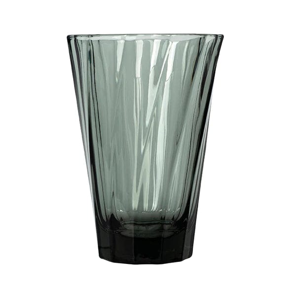 Loveramics Loveramics Urban Glass Twisted Collection - 6 Pack Cups & Mugs Latte Glass 360ml (12oz) / Black