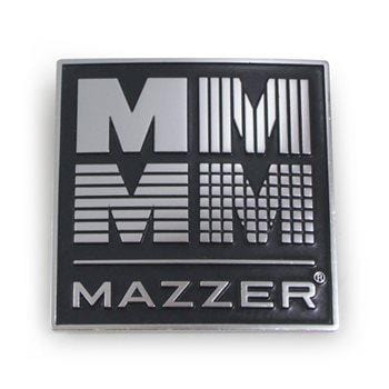 Mazzer Mazzer Espresso Grinder Logo Decal Label Plaque Metal Silver Back Plate 4M Decals & Stickers