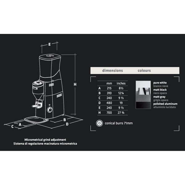 Mazzer Mazzer Kold S Electronic Espresso Grinder Espresso Grinders
