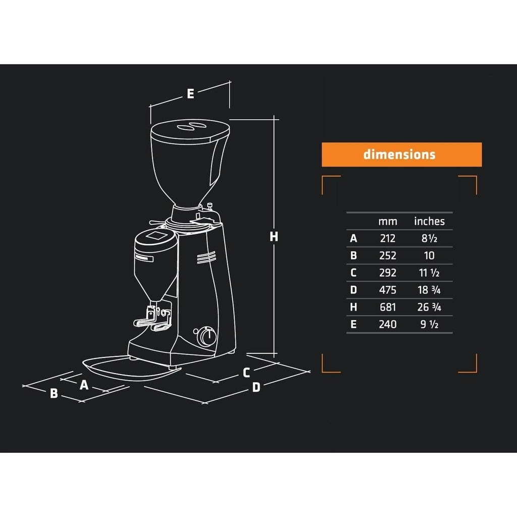 Image of Mazzer Major V Electronic Commercial Espresso Grinder - Voltage Coffee Supply™
