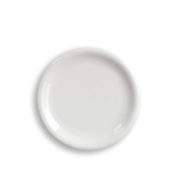 notNeutral notNeutral Lino Cafe Plates - One Dozen Cups & Mugs 7" Round | White