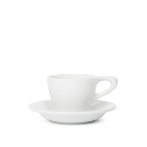 notNeutral notNeutral Lino Espresso Cup & Saucer - One Dozen Cups & Mugs White