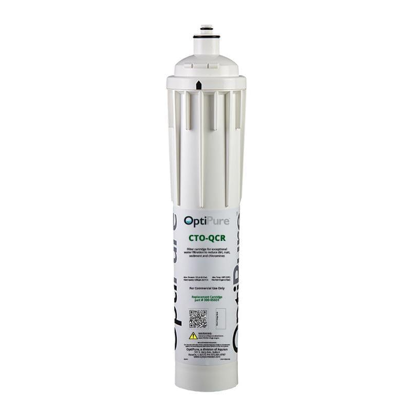 Optipure OptiPure CTO-QCR 15" Qwik-Twist Chloramine Reduction Cartridge 0.5 gpm Water Filtration Systems