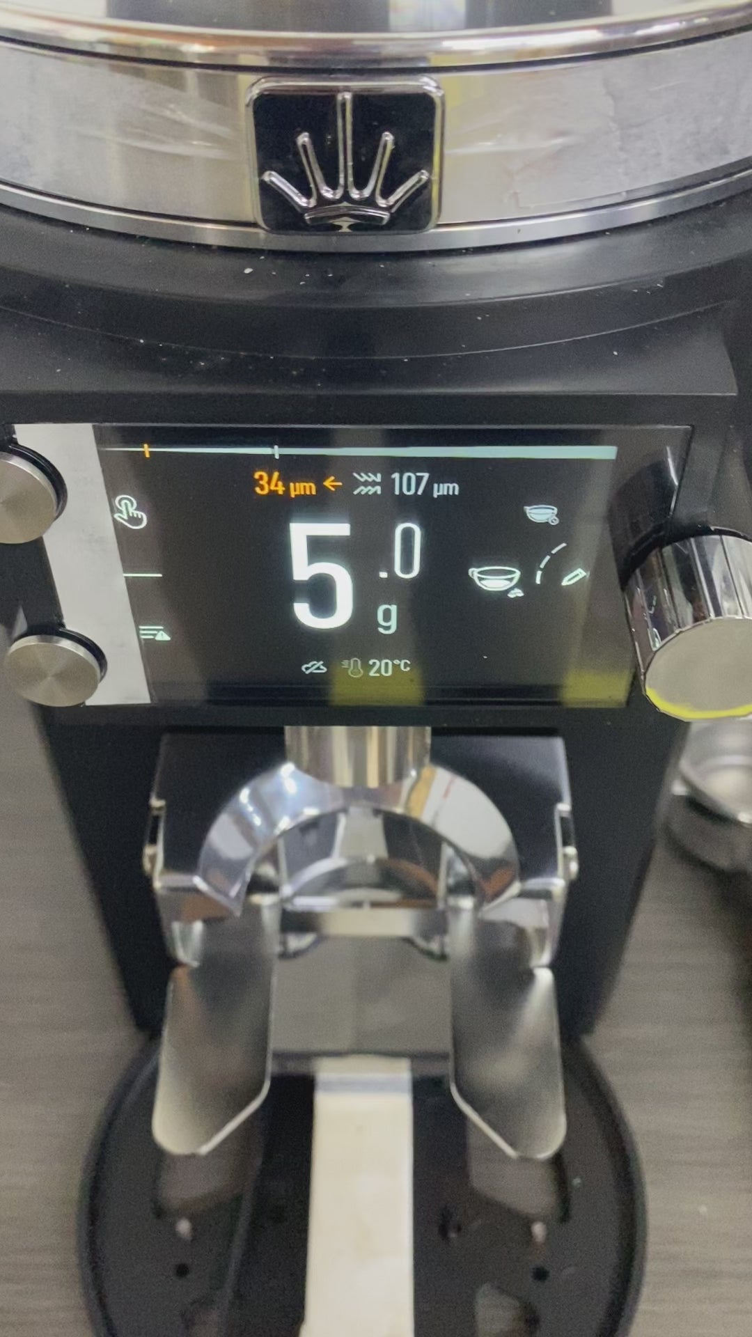 OPEN BOX Mahlkonig E65W Grind-by-Weight with Sync Espresso Grinder - Black - S#888247