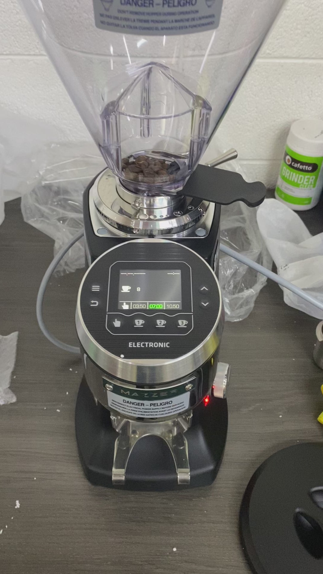 OPEN BOX Mazzer Super Jolly V Pro Electronic Espresso Grinder - Black - S#2411965