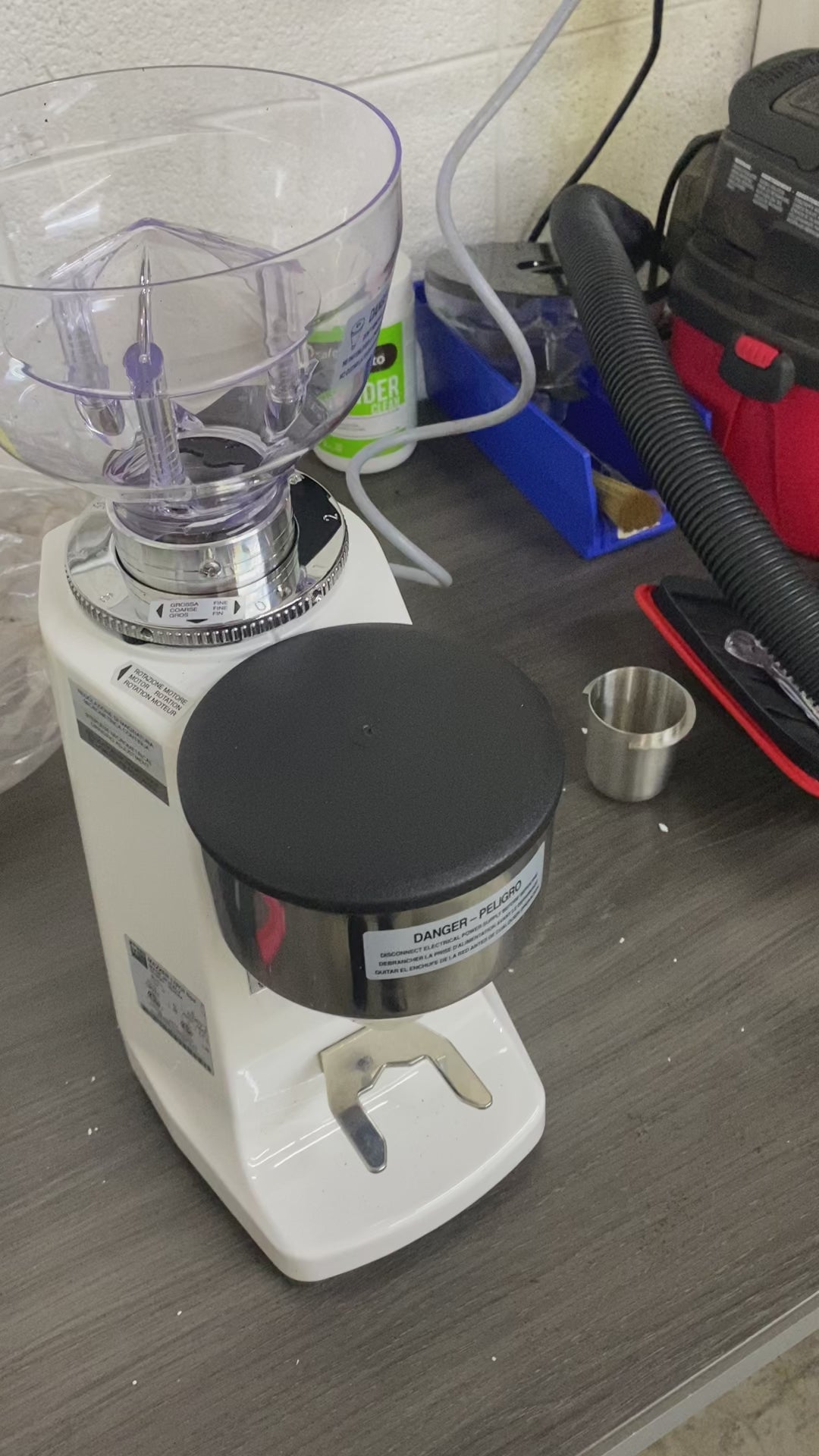 OPEN BOX La Marzocco Mazzer Lux D Espresso Grinder - White- S#2240879