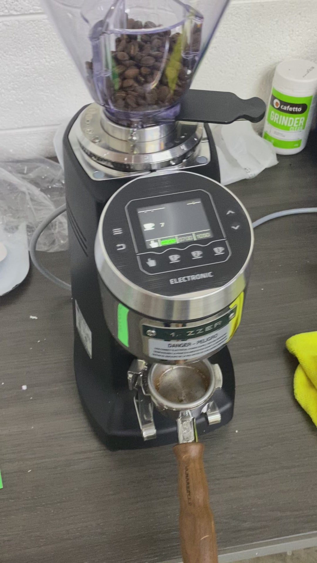 OPEN BOX Mazzer Mini Electronic Grinder Type A - Black - S#2437321