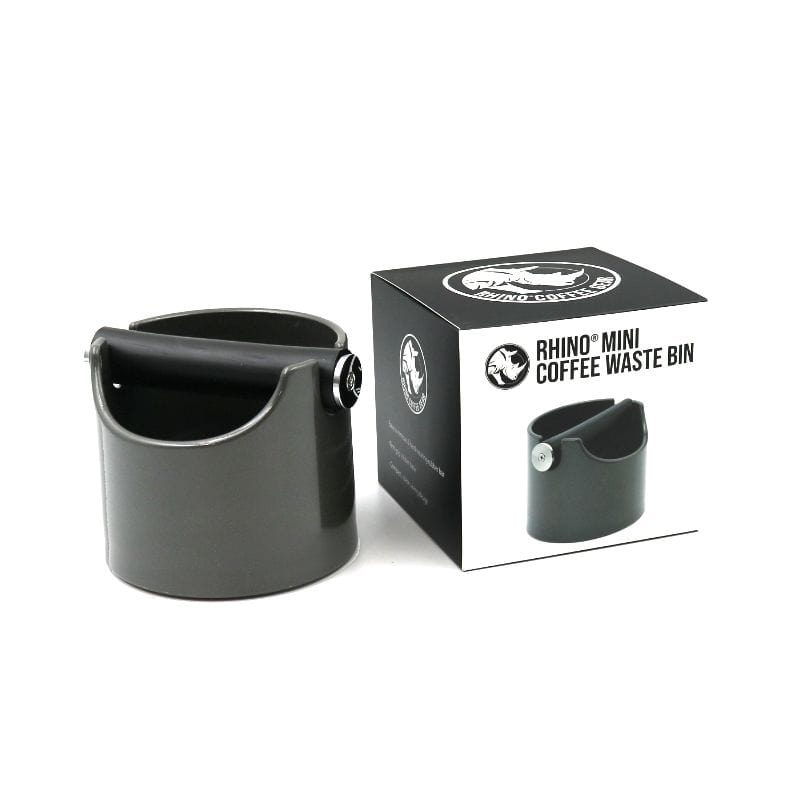 Rhino Coffee Gear Rhino Mini Waste Bin Knockboxes Gun Metal Grey