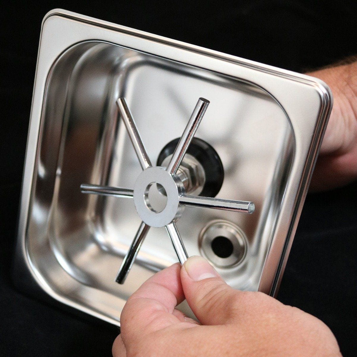 Rhino Pitcher Rinser Square 150mm Spinjet RHPR150-S