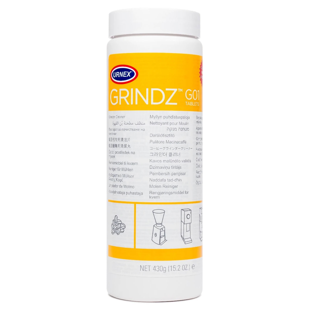 Urnex Grindz Coffee Grinder Cleaner (Case of 12)