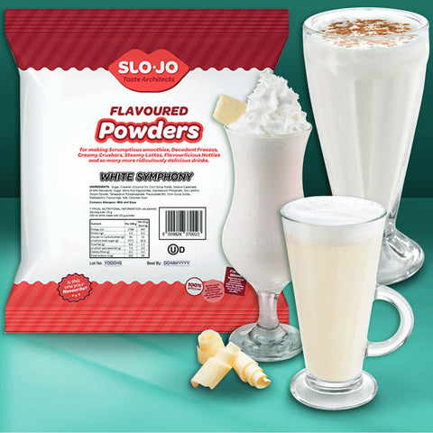 SloJo White Symphony Flavored Powder Mix - Case of 8