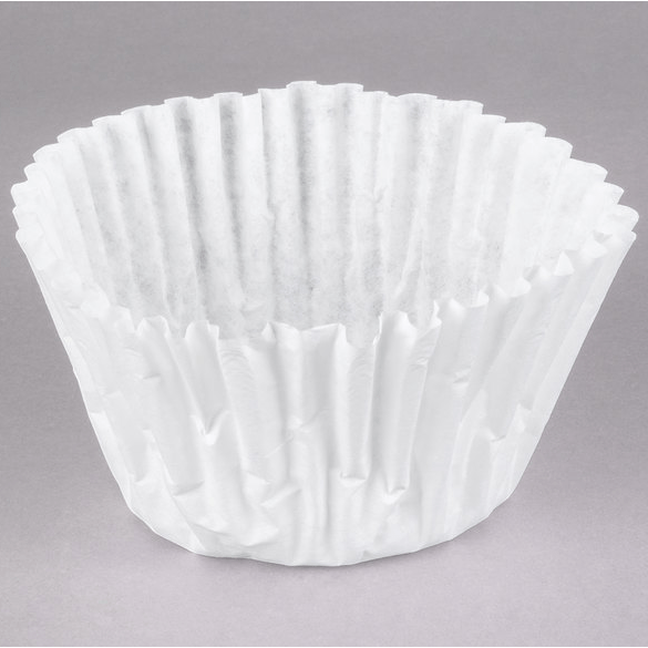 Image of Bunn 12.5" x 4.75" Gourmet C Funnel Paper Coffee Filters 20157.0001 - Voltage Coffee Supply™